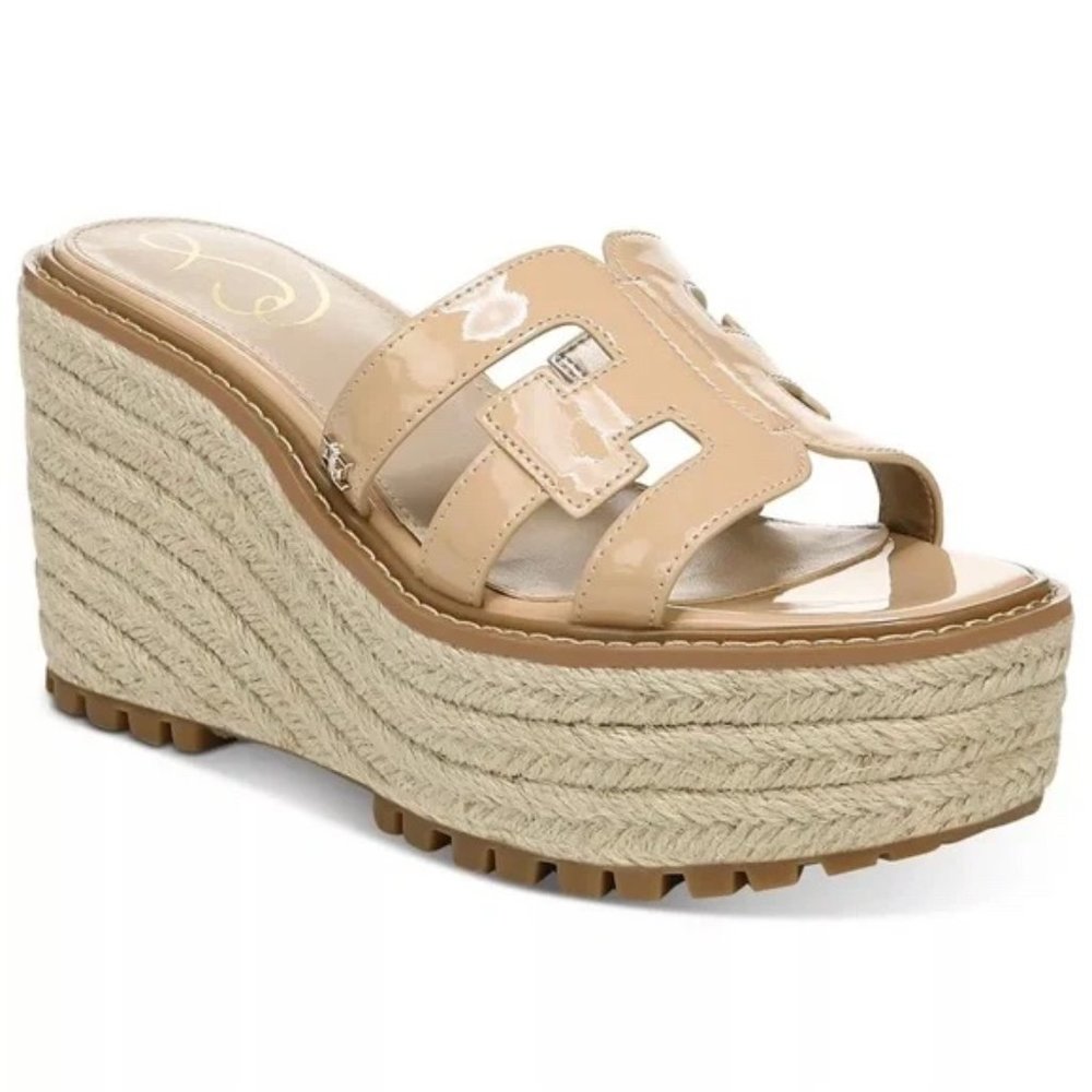 NWT: Sam Edelman Laine Platform Wedge Slippers